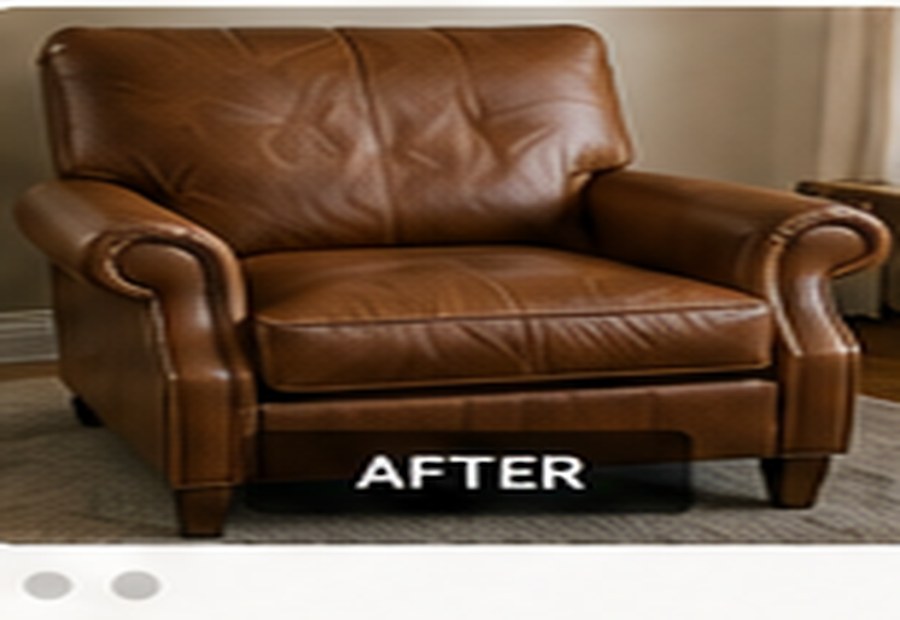 Sample after leather chair